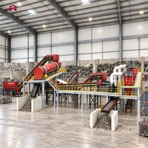 Automotive Shredder Residue (ASR) Pre-Sorting Line