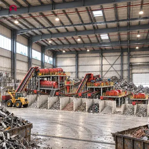 Shredder Residue Metal Recovery Line