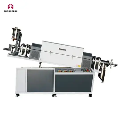 3 Zones Rotary Tilting Tube Furnace 1200°C -TT-RTF-120-1200 Pro