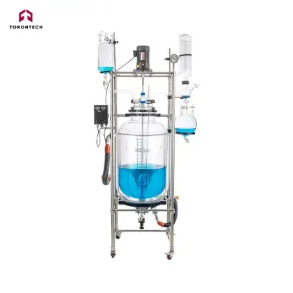 Pilot-scale Jacketed Glass Reactor