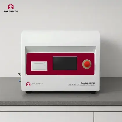 Catheter Flow Rate and Pressure Tester for Power Injection