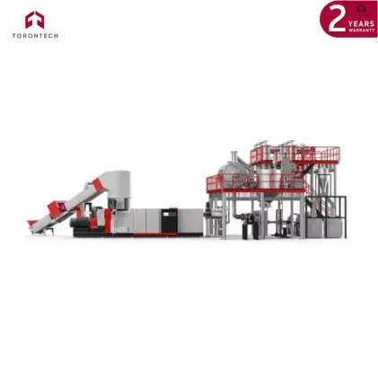 Pet Plastic Recycling Machine Line With Polymerization System