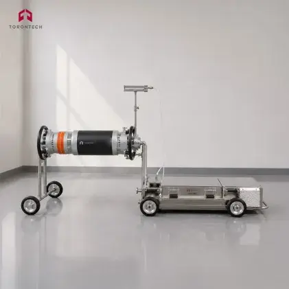 High-Frequency Constant Potential Pipeline Crawler