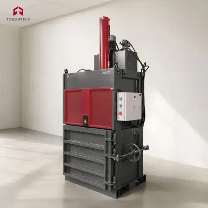 Vertical Plastic Film Baler