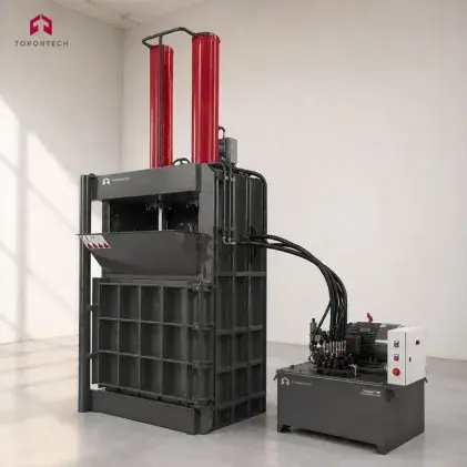Vertical Rigid Plastic Baler