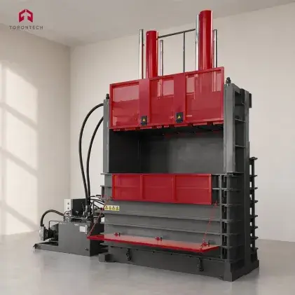 Vertical Tire Baler