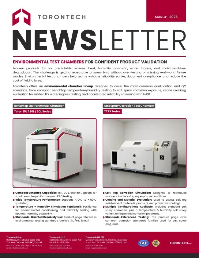 Environmental Test Chambers for Confident Product Validation