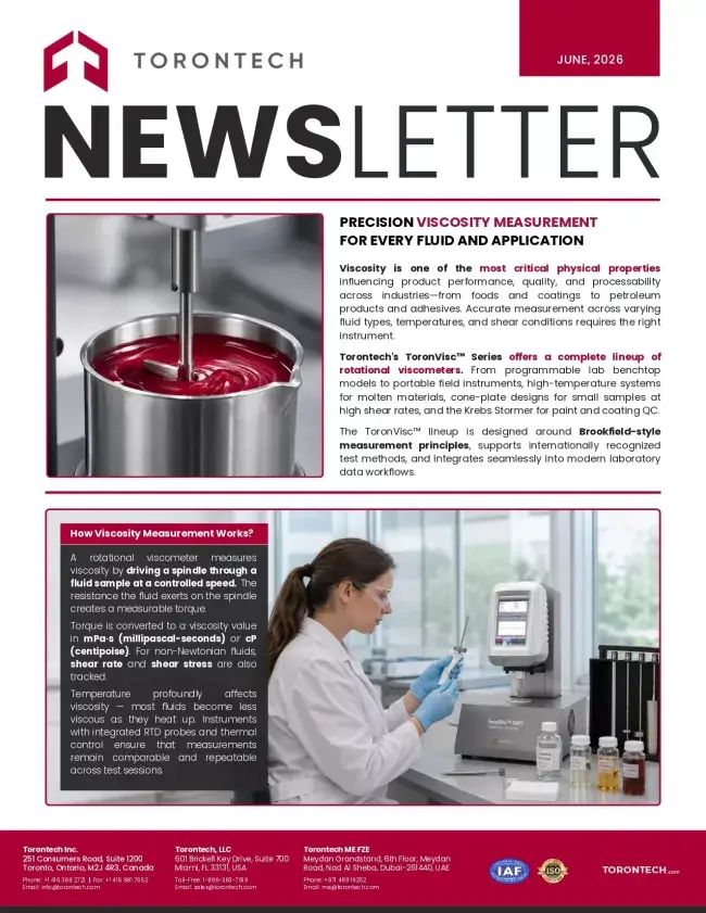 Precision Viscosity Measurement for Every Fluid and Application