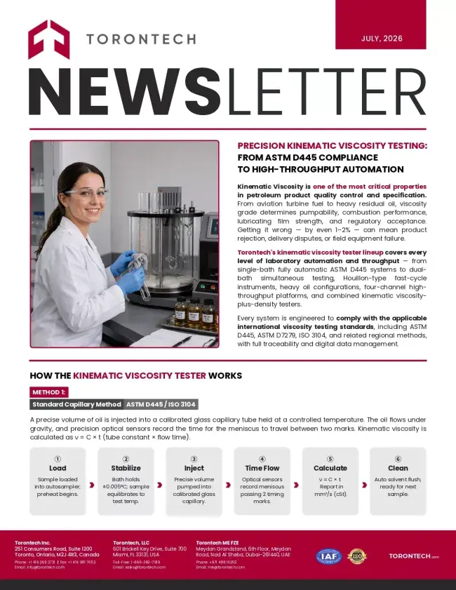 Precision Kinematic Viscosity Testing: From ASTM D445 Compliance To High-Throughput Automation